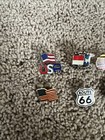 Usa Pins Vintage 8 Pin Lot