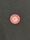  1 Stardust Casino Chip     Las Vegas  Nv     Pink   Green Paulson Clay     Vintage