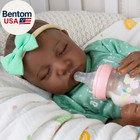 Lifelike Reborn Baby Dolls Black - 18-inch Realistic Newborn Baby Dolls Black Am