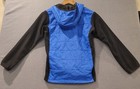 Columbia Girl s Blue  Lightweight Hooded Fleece Zip Jacket Pockets Medium B898