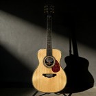 Factory Om42 Full Solid Spruce Rosewood Acoustic Guitar Ebony Abalone Natural