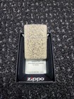 Zippo Lighter Brush Chrome- Custom Laser Engraved- Crackle-   Zippo- New