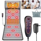Full Body Electric Massage Mat W heat Vibration Massage Pad Cushion Back Massage