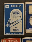 Vintage Sewing Needles Lot - Milwards Crowley   s Boye Kressen English Needles