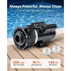 2 Hp Spa Pump 2-speed Hot Tub Circulation Pump With 2-inch Port 48 Frame 115v