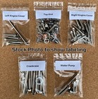 Kx250 Engine Rebuild Bolt Kit For Kawasaki Kx 250 Specbolt Nickel Wurks Ti Look