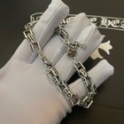 Chrome Hearts Classic And Retro Cross Dice Bracelet For Couples