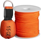 Arborist Throw Line Kit  15oz Throw Weight   196ft Paracord Rope  100 