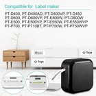 10pk Tze-241 Tze241 18mm Compatible Brother P-touch Label Tape White 3 4 Pt-h110