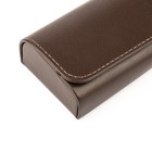 Berlin Classic Brown Genuine Leather Handmade Eyeglasses Case