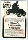 1903 Dixon Automobile Graphites Print Ad Dixon Crucible Original Pencil Co C53