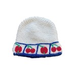 Cottagecore Cherry Cap  60s 70s