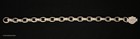 Mod Harley Davidson Sterling Silver Etched Chain Link Bracelet 8 5 