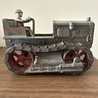 Antique Arcade 7 1 2  Cast Iron Caterpillar Ten Crawler Tractor 271r L