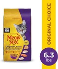Meow Mix Original Choice Dry Cat Food  6 3 Pound Bag  free Ship 