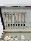 Vintage 1847 Rogers Bros Silverware W  Original Chest Serving Set 37 Pieces Rare