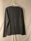 Adidas Team Issue Techfit Long Sleeve V-neck Shirt Gray Heather Size M