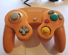  tight Sticks   Very Clean  Official Gamecube Spice Orange T2 Controller tested 
