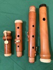 Antique Boxwood Band Flute-f Flute-stamped Wm Whiteley Utica-restored-new Case