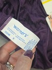 Vintage Warners Frankly Fabulous Panties New With Tag Purple Medium Shiny