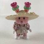 Tea Bunnies Rose Bonnet Figure Doll Vintage Kidsview 1990s With Serving Tray Lot