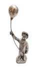 Michael Ricker  Pewter Figure  gary  Boy W balloon  1983  Signed  7616