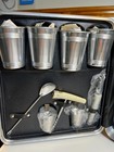 Nos Vintage Travel Bar Cocktail Set Mid Century Mini Bar Chicago  Illinois Mcm