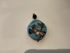 Antique Incredable Authentic Asian Chinese Enamel Huge Pendant Must See Nr