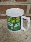 Natural Light Beer St  Patrick s Day Thermoserv Mug - Irish Up - New Old Stock