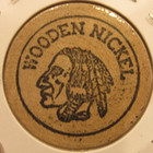 Vintage Oak Park Amoco Car Wash Coon Rapids  Mn Wooden Nickel - Minnesota Minn 