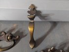 Antique Dark Bronze Cabinet Handles Pulls Hardware Furniture Drawer Vintage 9pc