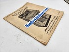 Original Wurlitzer Jukebox Model 1700 Installation Instructions Manual