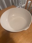 Huge Vintage Coors Usa 13 Porcelain Bowl   Evaporating Dish With Spout 1920s
