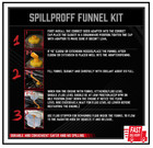 No Spill Proof Radiator Coolant Filling Funnel Kit Bleeding System Refil Flush