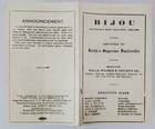 Vintage Theatre Material Uncle Tom Cabin Minstrels Various Old Items  1891