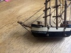 Vintage 70   s Hand-made Wooden Multi Masted And Sailed Model Boat