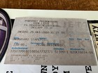 Thin Lizzy Set List  Ticket Stub  Sticker  Guitar Pick Blue Murder John Sykes