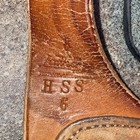 Vtg George Lawrence Co  8   Brown Leather Shoulder Holster Hhs 6 Gangster Police