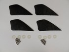 4 Pieces Of 2 25 Inch Fins For Kiteboard Kitesurfing Kiteboarding Flysurfing 