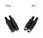 Din md3 4 5 6 7 8 Pins Mini Din Plug Jack Socket Connector Male female Head