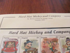 Guyana  1995 Disney Souvenir Sheet Mnh  see Description    Hard Hat Mickey    