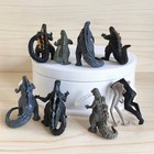 Godzilla Figures Set Of 8 About 2 Inches Tall Us Seller  Free Ship  Nice Set
