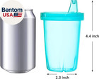 7 Pack Kids Sippy Cups  7 Coastal Colors  10 Oz Plastic Sippy Cups For Infant  T