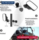 Utv Rear View Mirror And Center View Mirror With 1 75  To 2  Roll Bar Cage Mount