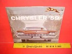 1959 Chrysler Windsor Saratoga New Yorker Brochure Catalog Paint Chips Lot Of 2
