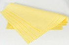 5pcs Microfiber Yellow Cleaning Cloth Wipes  eyeglass Sunglasses Phone Camera