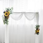 2pcs Wedding Arch Flowers Kit Sunflowers Decor Flower Garland For Wall Door