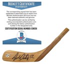 Adam Oates Auto Hockey Stick Blade Anaheim Ducks Signed Beckett Coa Proof