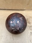 Antique Cast Iron Cannon Ball Cannonball Projectile 13    Around 8 Lb 