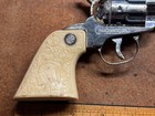 Vintage 7 5  Nichols  38 Stallion Cowboy Cap Gun Revolver Indian Head Handle